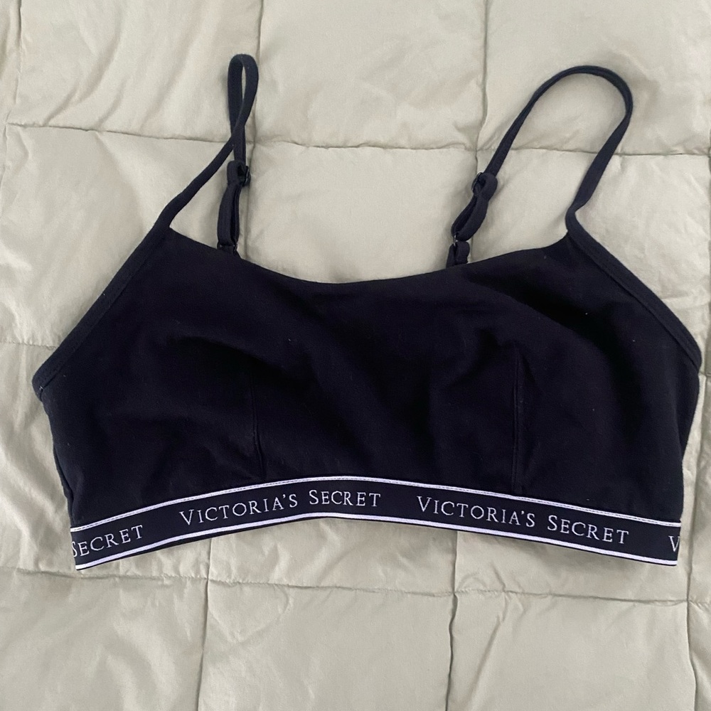 Victoria's Secret Black Bra with Adjustable Straps